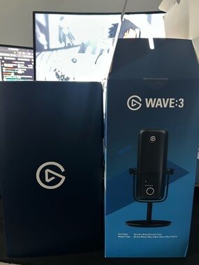 Elgato Wave:3 USB Microphone - Black & Blue Packaging